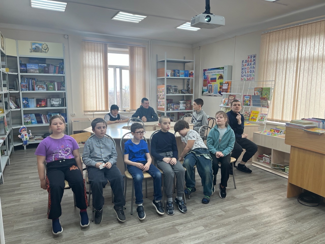 Библиотечный час на тему Огонь - друг или враг?!.